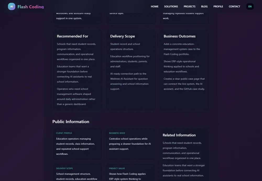 AI Support and Business Knowledge Assistant interface design